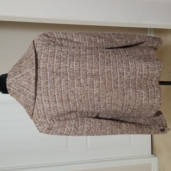 Dana Buchman tweed crop jacket E/D - Picture 5 of 9